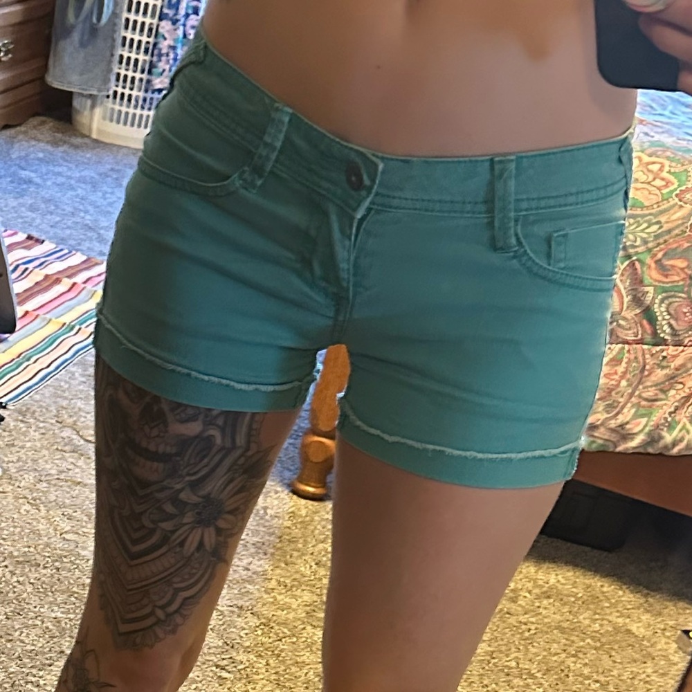 Mud Teal Shorts
